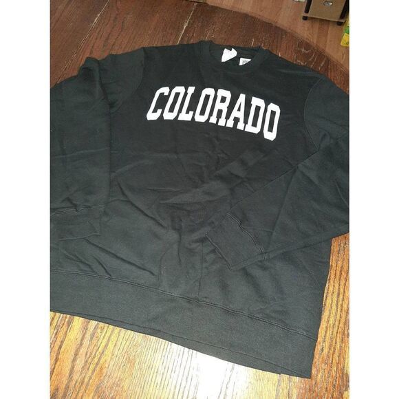 New Unisex Medium Long Sleeve Pullover Crew Neck Colorado Sweatshirt Port & Co - Picture 1 of 4